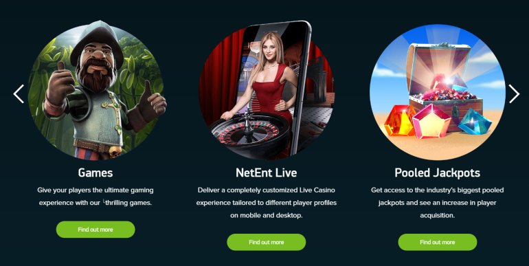 игры казино на софте NetEnt